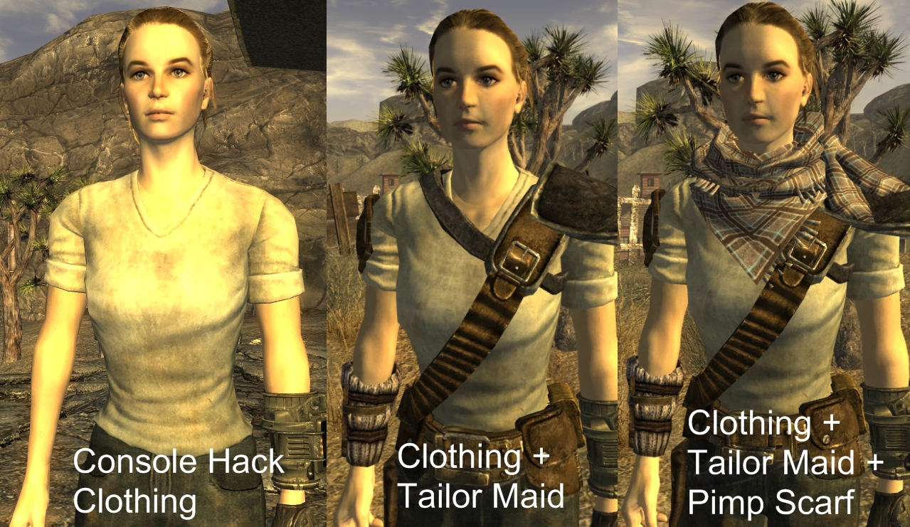 Game Tourists: Dress-Up New Vegas (or, best mods & cheats for